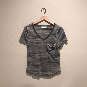 SOCIALITE Drapey Camo Tee